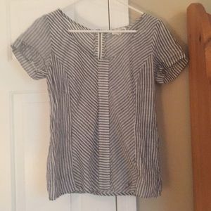 Lightweight Cotton Striped Blouse